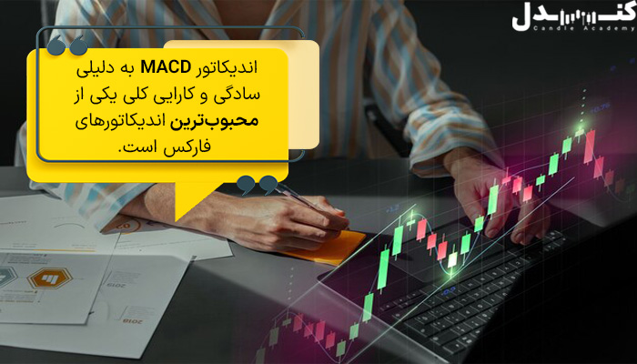 اندیکاتور MACD یکی از محبوب‌ترین اندیکاتورهای فارکس است.