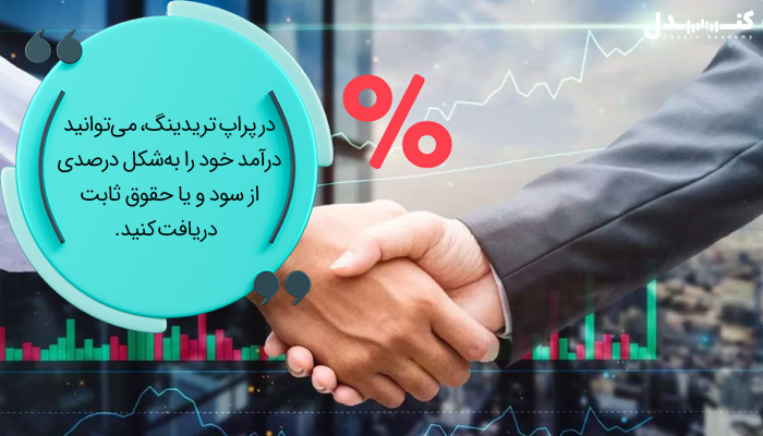 دریافت درصدی از سود یا حقوق ثابت از محل درآمد در تراپ تریدینگ امکان پذیر است