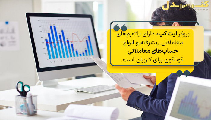 بروکر ایت کپ دارای انواع حساب معاملاتی است. 