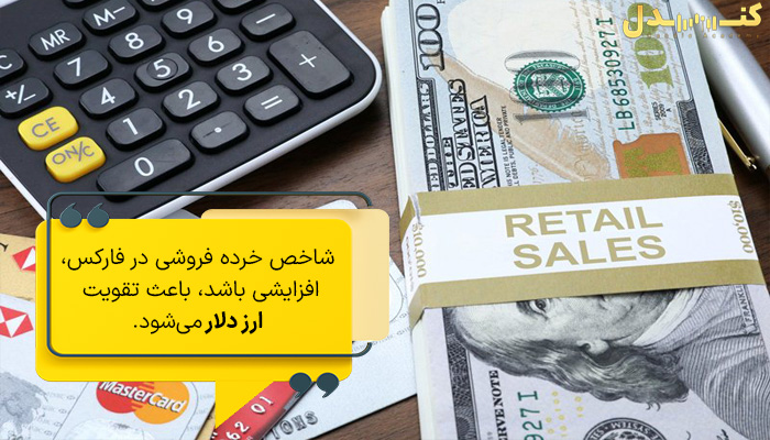 افزایش شاخص خرده فروشی باعث تقویت ارز دلار می‌شود.